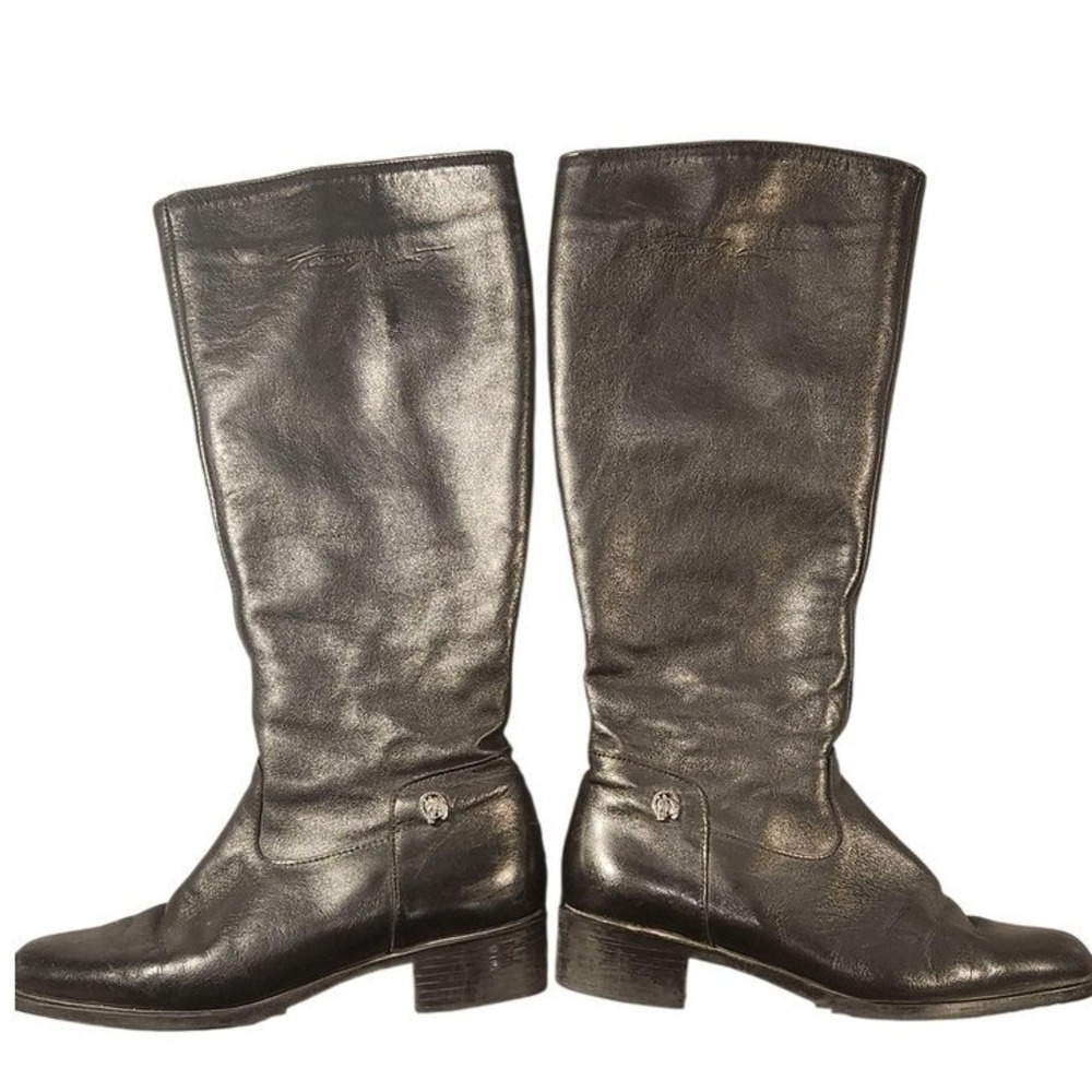 Vintage 80s Pertti Palmroth Boots Womens Size 5.5‎ Blk Leather Riding Equestrian